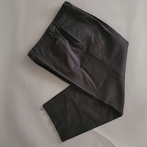 Giorgio Armani le collezioni pleat front mens black pants